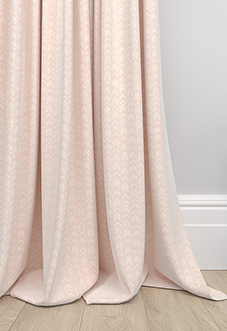 Rolling Hills Velvet, Pink - Made to Measure Curtains
